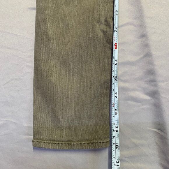 Rag & Bone Skinny Jeans Size 26 Dist Army Green Stretch Denim W1541O337 - Picture 12 of 13
